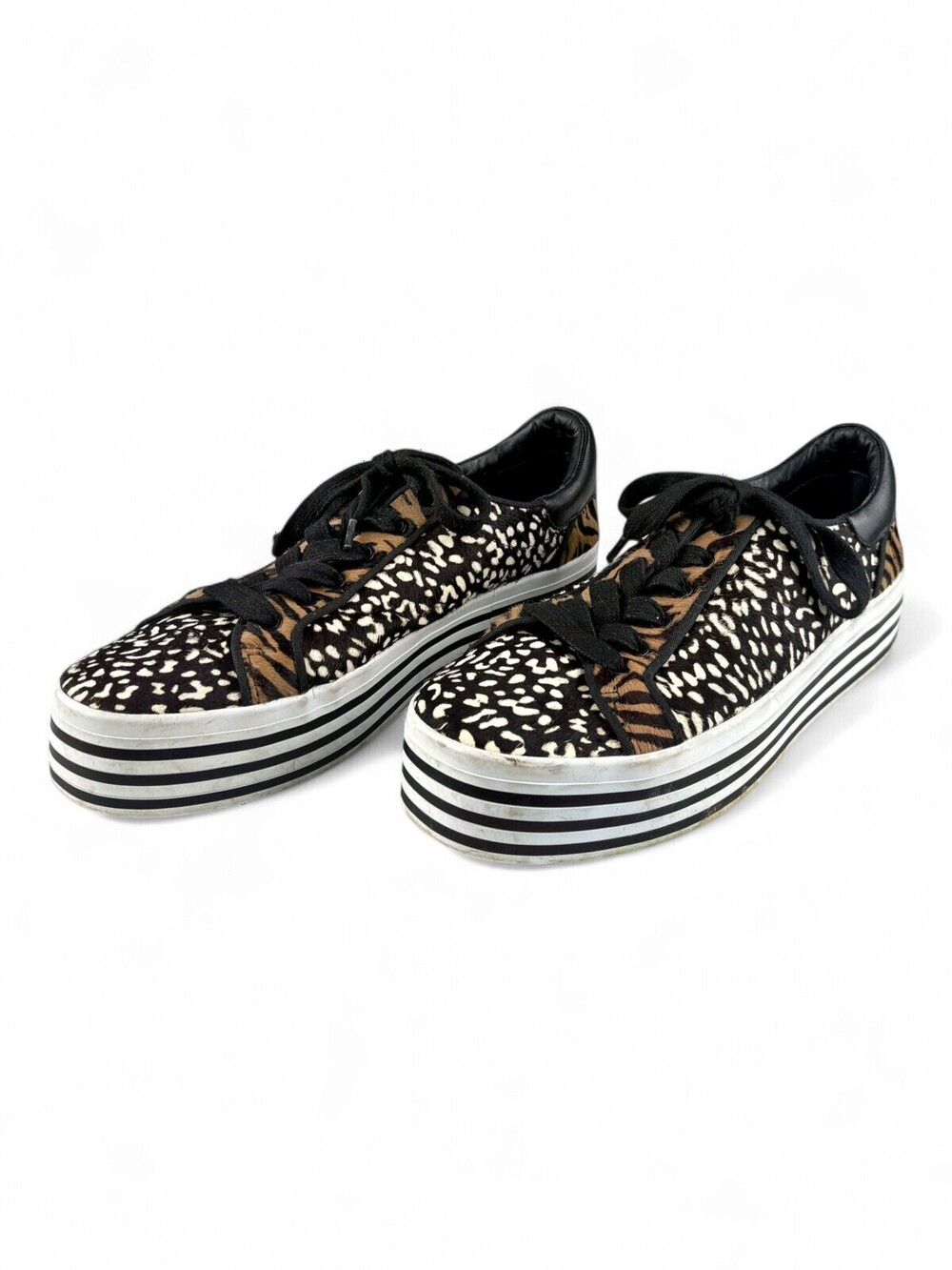 Alice + Olivia Platform Animal Print Sneakers Women's 9.5